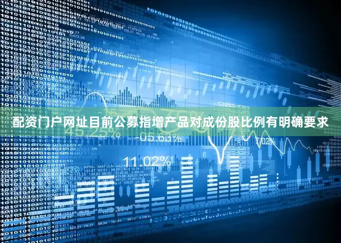 配资门户网址目前公募指增产品对成份股比例有明确要求