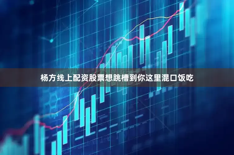 杨方线上配资股票想跳槽到你这里混口饭吃